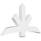 Ekena Millwork Alberta Architectural Grade PVC Gable Bracket, 60"W x 32 1/2"H x 4"D x 6"F, 13/12 Pitch GBP060X33X0406ALB00 - alternate 1